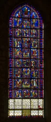 Cattedrale di Chartres, vetrata: vita di Sant