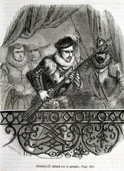 Carlo IX che spara sulla gente - in 