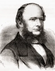 Charles William Siemens, da Les Merveilles de la Science, pubblicato c.1870 (incisione)