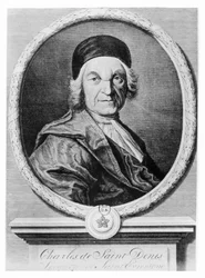 Charles de Saint-Évremond (incisione)