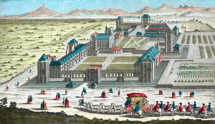 Castello di Vincennes vicino a Parigi - nel XVIII secolo