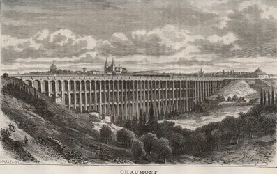 Chaumont - Haute-Marne - incisione in 