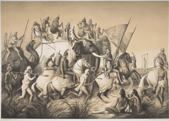 Chir Singh, Maharaja dei Sikh con il Re del Punjab e il suo seguito da 