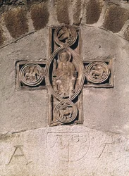 Cristo in maestà con i simboli degli evangelisti, IX-X secolo