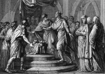 Clotario II (584-628), presiede il primo 