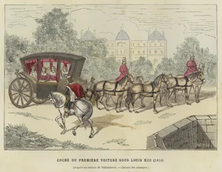 Carrozza, regno di Luigi XIII di Francia, 1610