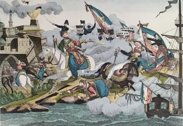 Conquista di Algeri da parte delle truppe francesi nel 1830, c.1830-40