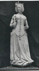 Copia di una statua di Isabella di Baviera (1371-1435)
