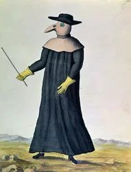 Costume progettato per proteggere i medici dalla peste
