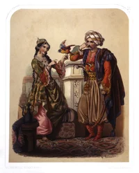 Coppia in Turchia, c.1850