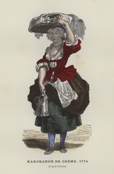 Venditore di panna, 1744