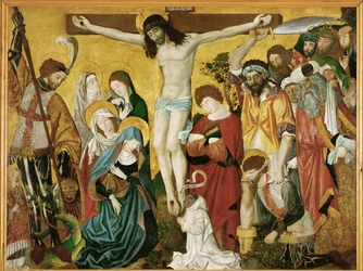 Crocifissione, altare di San Giorgio (dipinto su tela)