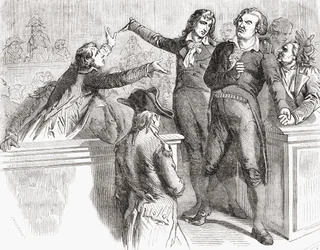Danton e Desmoulins si difendono davanti alla Convenzione, 30 marzo 1794, da 