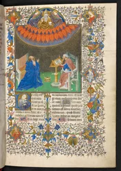 Davide e il Signore, Breviario di Giovanni Senza Paura, Add. 35311, f.8r