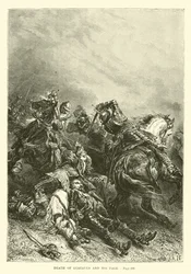 Morte di Gustavo e del suo paggio