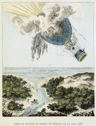 Morte di Pilâtre de Rozier e Romain