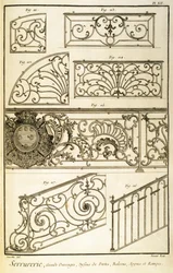 Ferro decorativo, dall