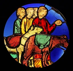 Giacobbe e i suoi figli viaggiano in Egitto