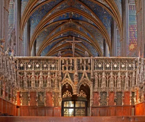 Schermo ovest del coro