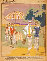 Design per abiti per una festa in giardino, Les Idées Nouvelles