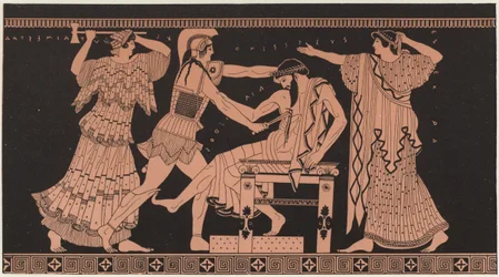 Dettaglio di ceramica greca