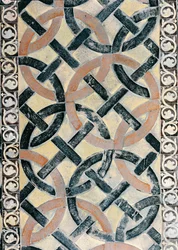 Dettaglio del pavimento della Chapelle de la Vierge