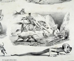 Diableries (immagini del diavolo) - di Le Poitevin