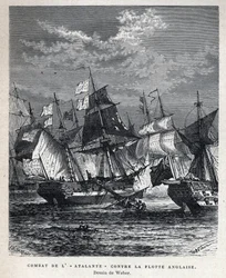 Scoperta del Canada: battaglia della nave francese "l
