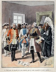 Scoperta del Canada: Louis de Buade, Conte di Frontenac riceve l