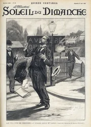 Affare Dreyfus - Tentato omicidio di Maître Labori durante il processo di Rennes - Attentato contro Fernand Labori (1860-1917), avvocato difensore di Alfred Dreyfus (1859-1935), colpito da un proiettile alla schiena a Rennes mentre si recava al luogo del
