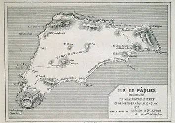 Isola di Pasqua (Rapa Nui): itinerario di Mr. Pinart
