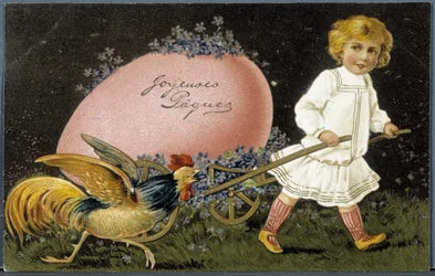 Cartolina di auguri di Pasqua, XX secolo
