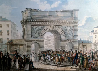 Entrata degli alleati a Parigi dalla Porta Saint Martin il 31/03/1814