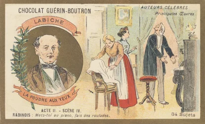 Eugene Labiche, drammaturgo francese, autore di "La poudre aux yeux"