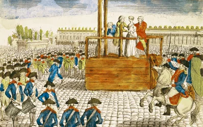 Esecuzione di Maria Antonietta (1755-93) in Place de la Révolution, 16 ottobre 1793