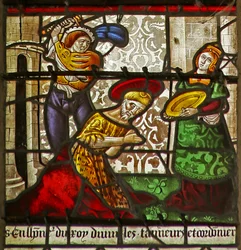 Esecuzione di San Giovanni Battista: Salomè attende