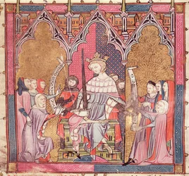 Il re che amministra la giustizia, da Justiniani in Fortiatum