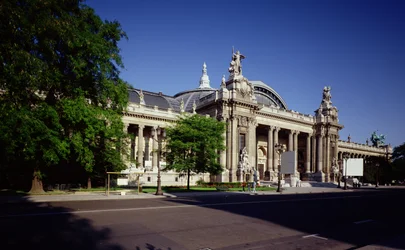 Facciata del Grand Palais, costruito da Henri Deglane (1855-1931), Albert Louvet (1860-1936) e Albert Thomas (1847-1907), 1897-1900