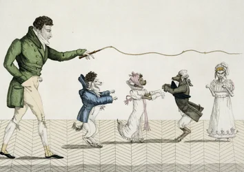 Cani alla moda, tavola 35 da Le Bon Genre, 1808