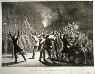 Rivoluzione di febbraio 1848 (litografia)