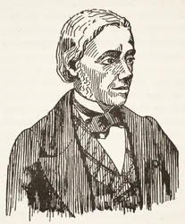 Felix Ravaisson, copia di Boris Mestchersky, illustrazione da Histoire de la Nation Francaise, Sciences, Volumi I & II, di Gabriel Hanotaux, 1924