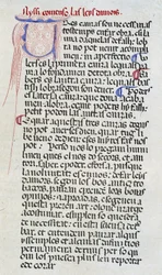 Prima pagina del manoscritto delle Lois d