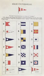 Bandiere usate in mare per la comunicazione, c.1900