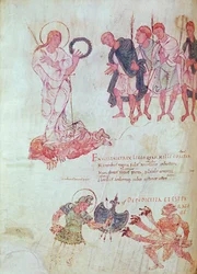 Fol.15.083 dalla Psychomachia di Prudenzio