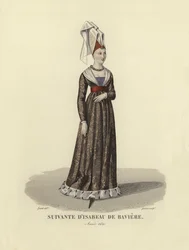 Seguace di Isabeau di Baviera