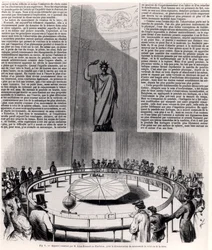 Il pendolo di Foucault al Pantheon di Parigi, c.1852