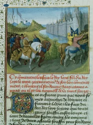 Ingresso di Luigi VII a Costantinopoli con l