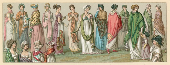 Costume francese XVIII-XIX secolo