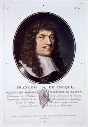 François de Créquy, Marchese di Marines, da Portraits des grands hommes, femmes illustres, et sujets memorables de France, pubblicato 1787-92