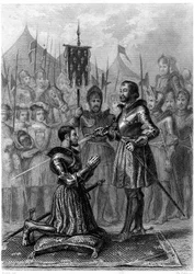 Francesco I, cavaliere armato dopo la Battaglia di Marignano (1515)